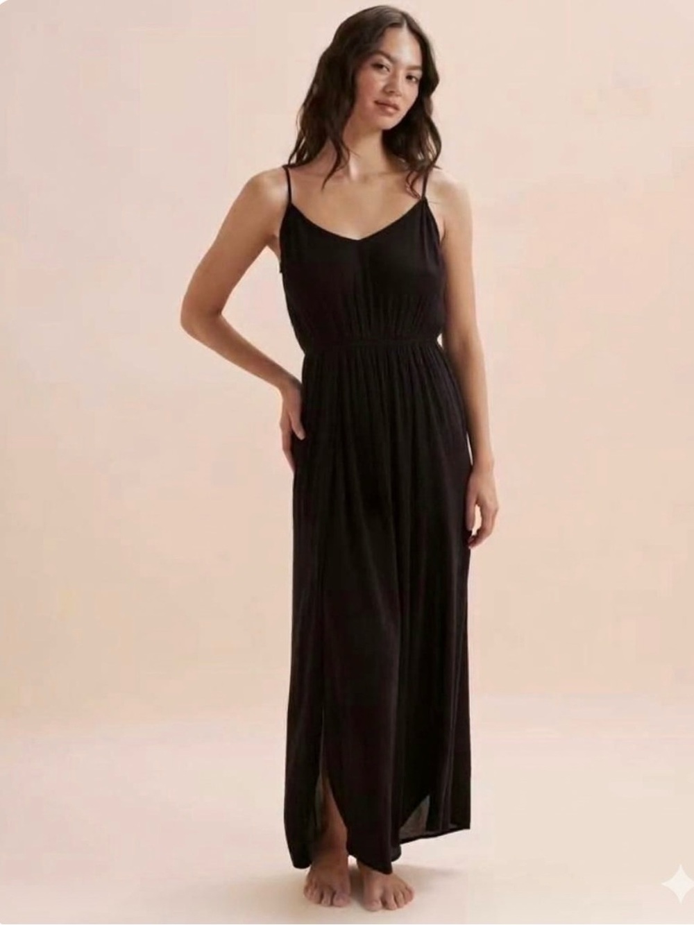 Tropik Vacation Black Dress Medium